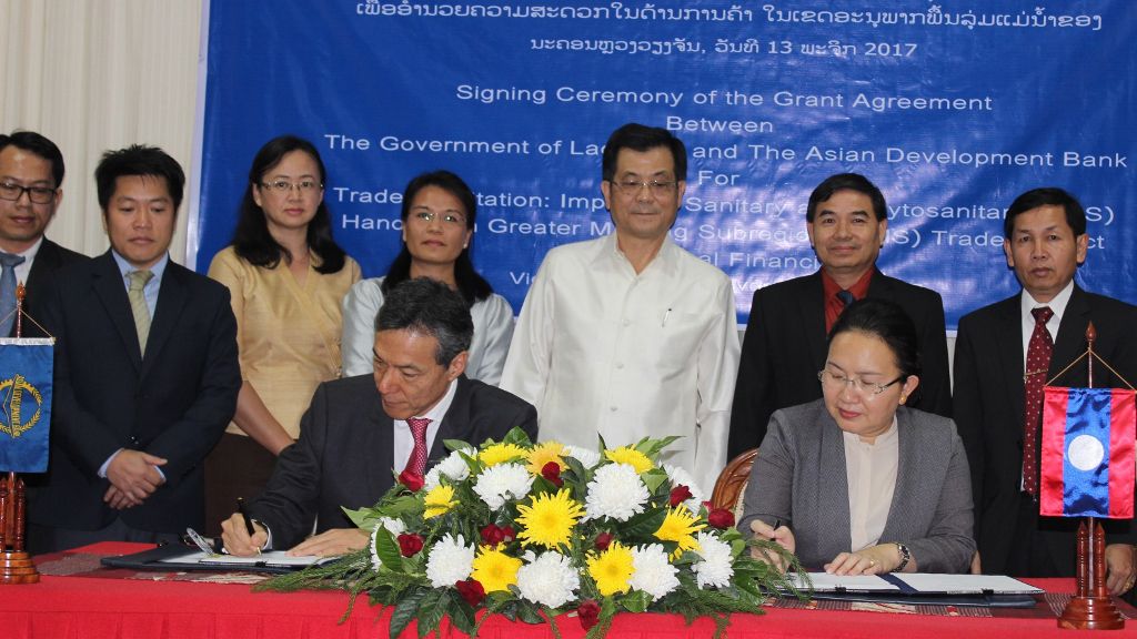 ADB, Lao PDR Sign Agreement to Enhance Sanitary, Phytosanitary Management Systems ADB, Lao PDR Sign Agreement to Enhance Sanitary, Phytosanitary Management Systems
