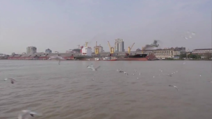 Port users were benefited from the modern cargo-handling equipment and streamlined port operations that reduced time requirements for loading/unloading of vessels. Video screenshot. http://www.adb.org/news/videos/connecting-mekong-economies-boosts-trade-and-cooperation