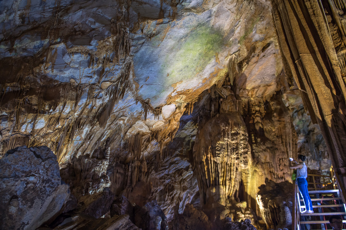 Improvement of walkways and lighting system in Tien Son cave, Son Trach commune, Bo Trach District, Quang Binh province was funded by ADBâs Greater Mekong Subregion Sustainable Tourism Development Project. ADB Flickr