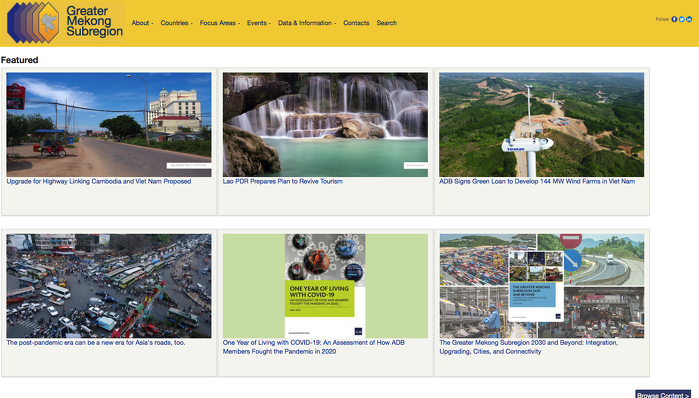 The Greater Mekong Subregion Economic Cooperation Program Official Website. https://greatermekong.org https://greatermekong.org