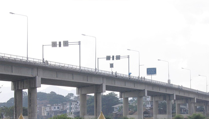 Second Thai-Myanmar Friendship Bridge linking Mae Sot, Thailand with Myawaddy, Myanmar